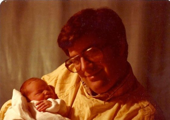 Our first photo together